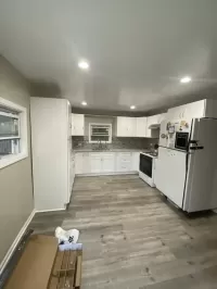 a completed kitchen remodel