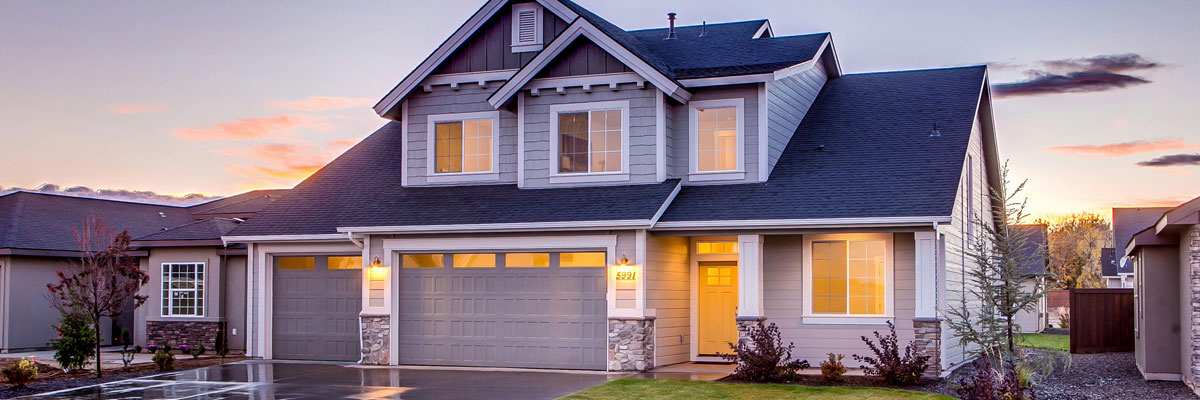 a large new home finished construction