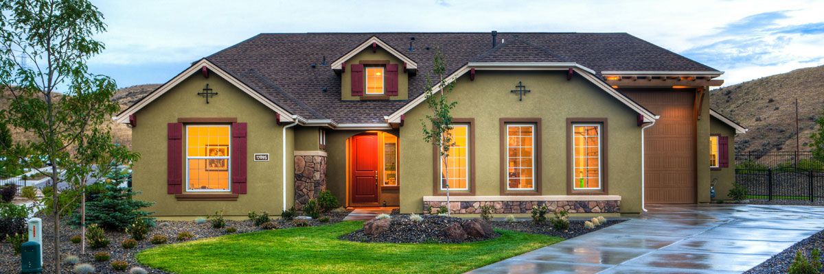 a new home completed in Southwestern style